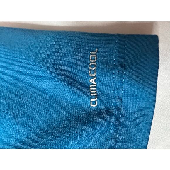 Adidis womens LG. racer back ClimaCool tank built in bra white stripes on back. - Picture 9 of 12